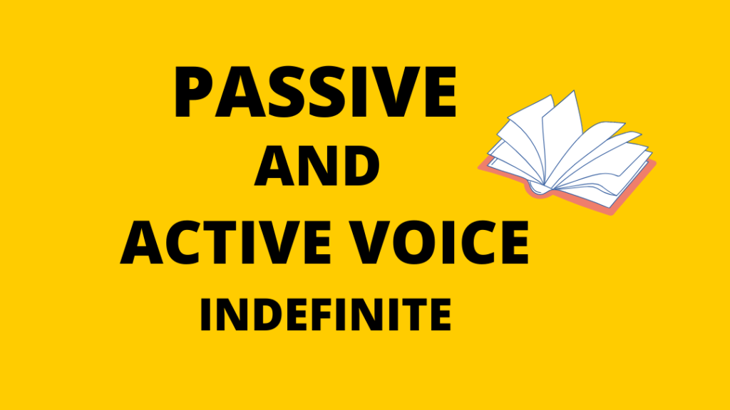 Passive and active voice